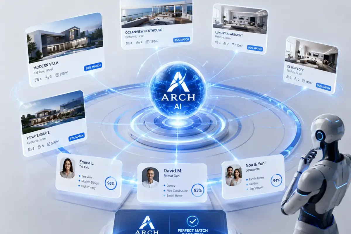 ARCH matching engine — buyer-to-property matches and manager reports